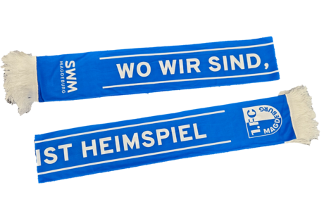 SWM/FCM-Schal "Wo wir sind, ist Heimspiel"